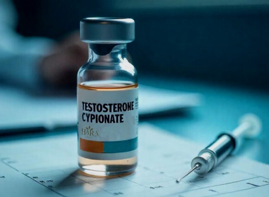 Flacon de testostérone
